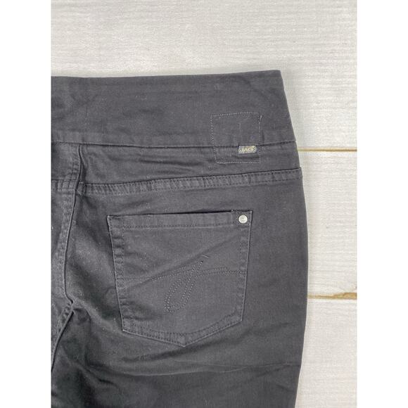 Jag Jeans Womens 16 Black Slim Leg Pull On Stretch Pants Hi Rise Elastic NWT - Picture 12 of 12